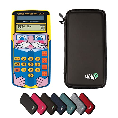 TI-Little Professor inkl. WYNGS Schutztasche Schwarz - Interaktiver Rechentrainer - Basic Set