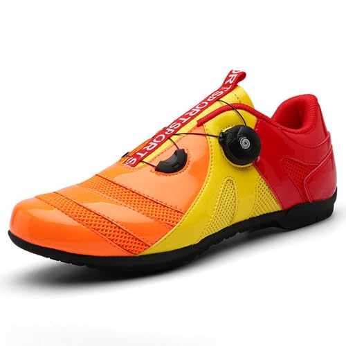 Treer 2024 Respirantes Chaussures de Cyclisme Homme et Femmes Chaussure VTT Chaussure Velo Route Hommes Chaussures Velo Route Antidérapants Semelle Dure...