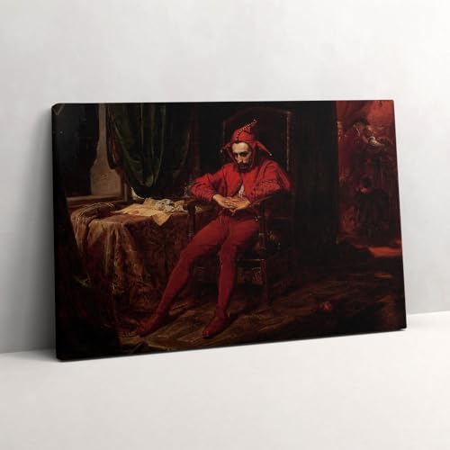 Tableau photo sur toile Jan Matejko Stańczyk 60x40cm murale d'art Wallfluent