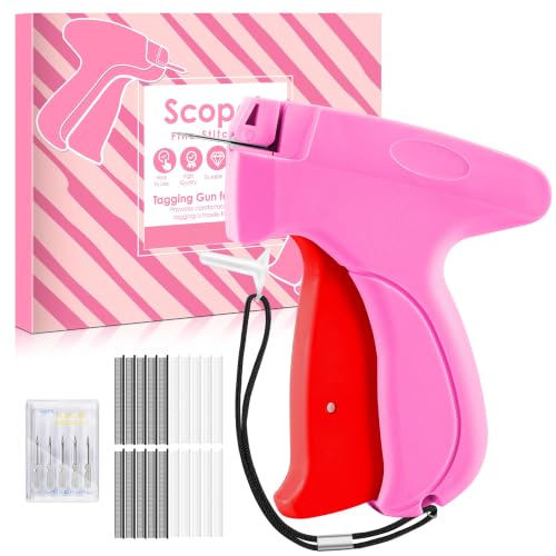 Image of Stitch Gun for Clothes - Handheld Stitch Gun Quick Clothing Fixer - Tagging Gun - Includes 6 Needle, 1000 Black Fasteners & 1000 White Fasteners
