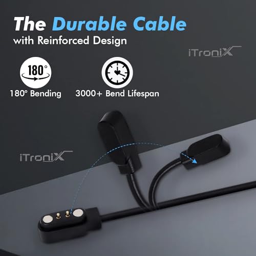 Image of Noise Charging Cable for ColorFit Pulse 2 Max, Go Buzz, Quad Call, Twist, Pro 4, Alpha, Ultra, Grand, 3, Buzz Smartwatches