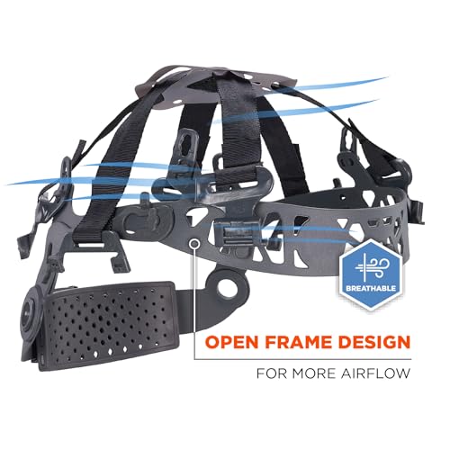 Image of Ergodyne 8964 Full Brim Safety Helmet, Type 2 Class C Hard Hat with Chin Strap, Adjustable Venting, ANSI /ISEA Z89.1-2014