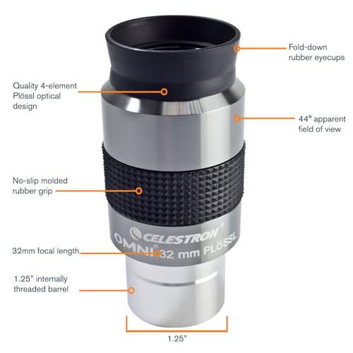 Celestron 93323 1-1/4-32 mm Omni Series Eyepiece by Celestron - Image 2