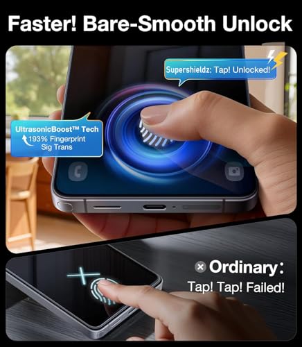 Image of Supershieldz NeoGuard Privacy Tempered Glass Screen Protector Guard for Samsung Galaxy S26 Plus / S25 Edge - 2 Pack