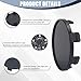 4PCS Car Wheel Center Cap,ABS Snap-in Rim Cover Hub Caps for Cars, Trucks & SUVs,2.12