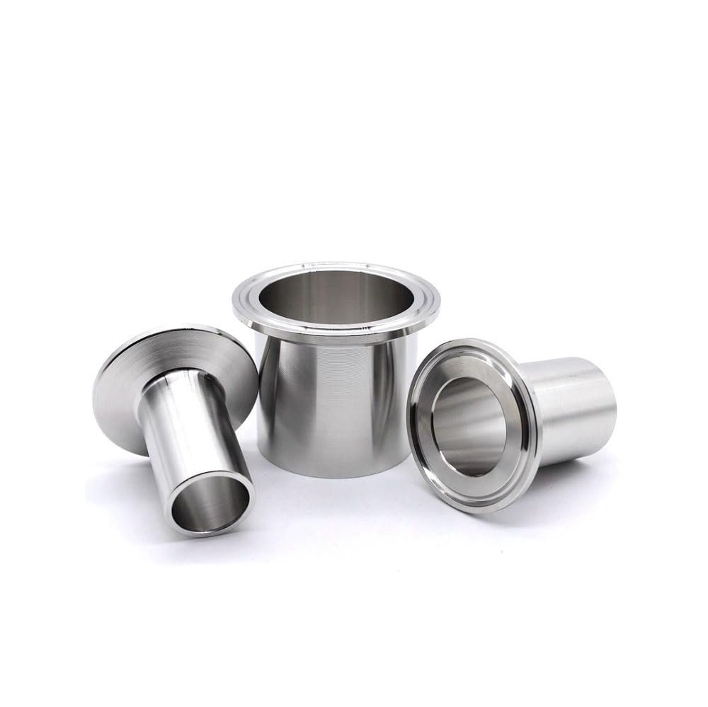 Taille 19 mm-108 mm OD 1,5" 2" -4" Tri Clamp Allonger 50 mm Hauteur SUS 304/316 Raccord de virole à souder sanitaire en acier inoxydable HomeBrew(SS316L,32mm Pipe OD K50.5mm)