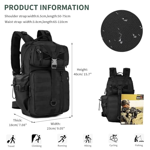 HUNTVP Tactical Backpack 25L - Image 2