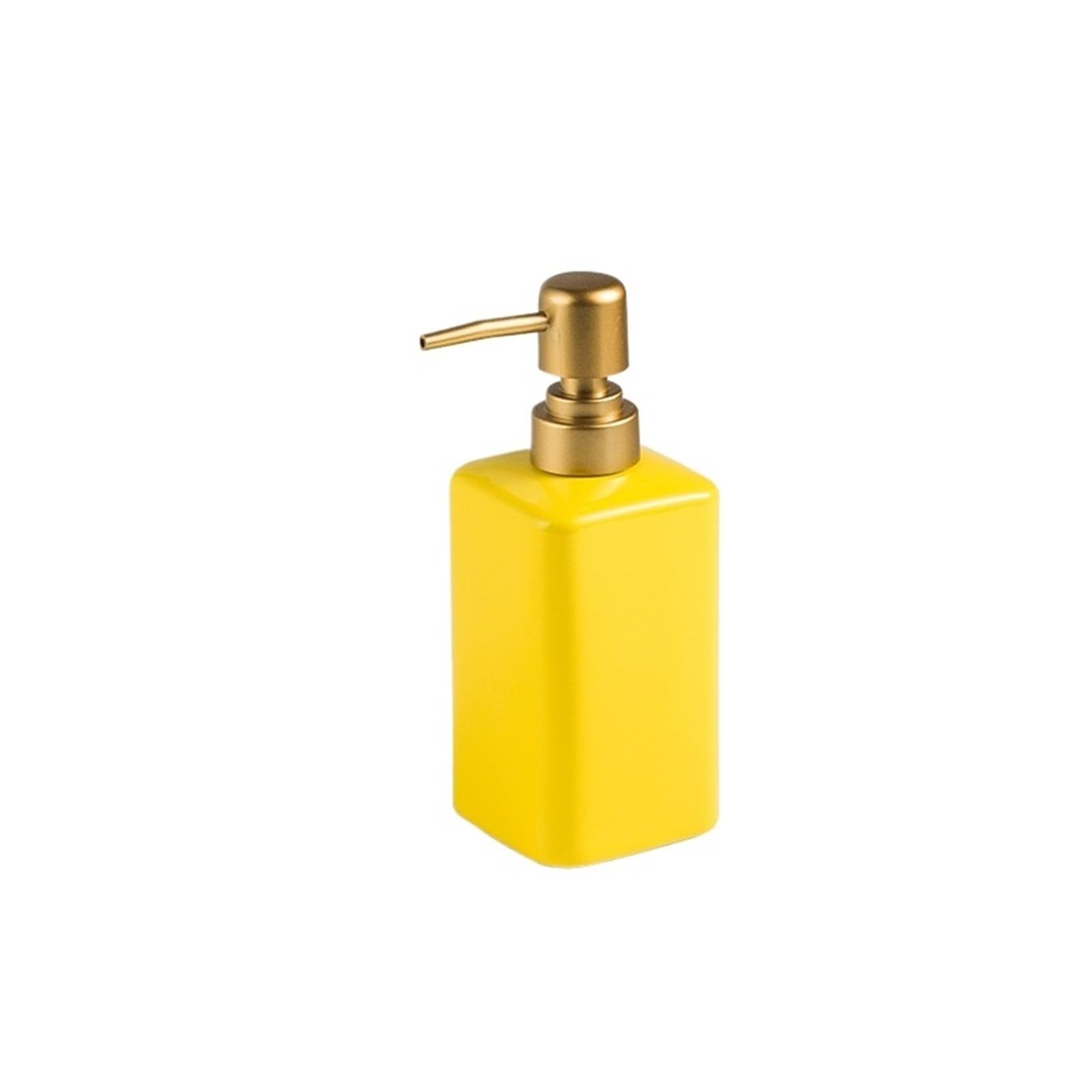 Bx9re7tk3g Yellow Hand Wash Dispenser Ceramic Soap Dispenser With Pump Lotion Liquid For Shampoo Bathroom Kitchen Bathroom & Kitchen(Yellow)