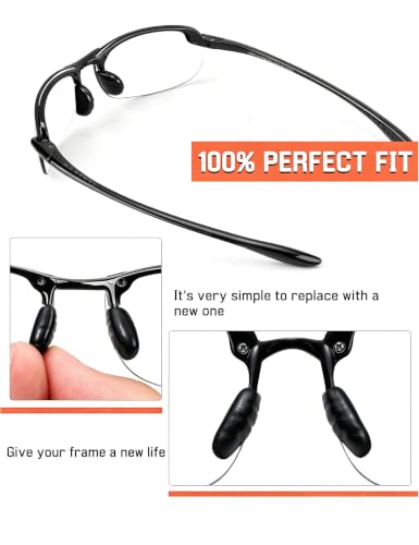Image of Bwake Replacement Nose Pieces Pads for Maui Jim Ho'okipa and Martini Sport Sunglasses