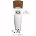 Makerstep 4 Pack of 12 Lumen LED Wine Bottle USB Rechargeable Cork Light, White. Great for Party, Decor, Christmas, Halloween, and Wedding