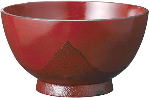 阿瀬真三商店 丼 中丼 両底布張 根来 14.5×14.5×8cm 木製 R10-05のサムネイル