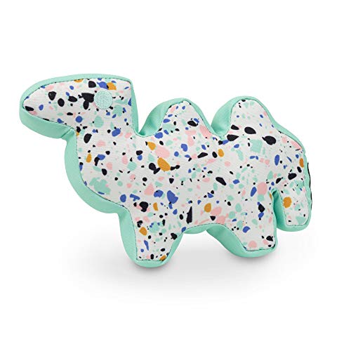 Now House for Pets by Jonathan Adler Jonathan Adler: Now House Canvas Terrazzo Camel Chew Toy | Cute Animal Fabric Chew Toy for Dogs, Great Addition to Dog Toy Bin or Dog Toy Basket