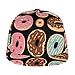 Unisex Adult Colorful Sweet Donuts Art Baseball Cap Snapback Dad Hat for Camping Golf Outdoor Activities, Fashionable Adjustable Snap Military Cap, One Size Fits Most