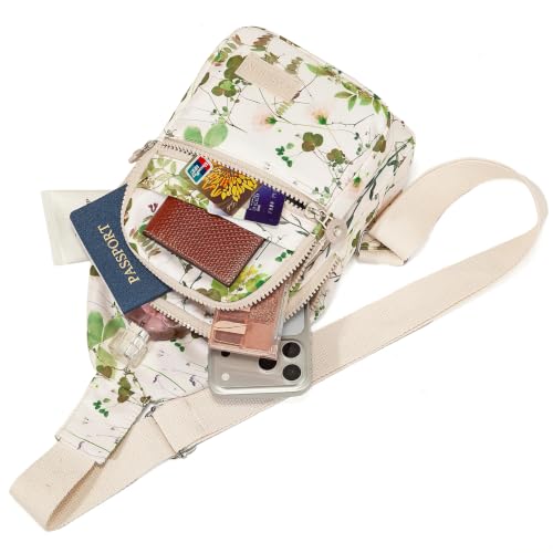 Image of Banelu Small Sling Backpack Crossbody Bags for Women Men, Sling Bag Cross Body Bag Fanny Packs Crossbody Purses