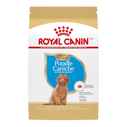 Royal Canin Breed Health Nutrition Poodle Puppy Dry Dog Food, 2.5 lb Bag