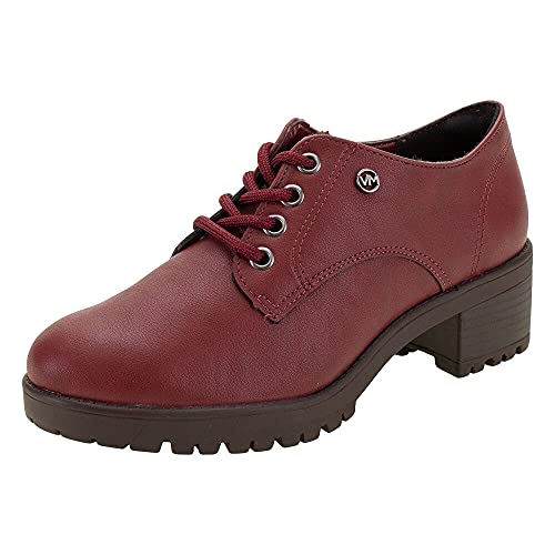 SAPATO FEMININO OXFORD VIA MARTE - 208006 - VINHO - 35