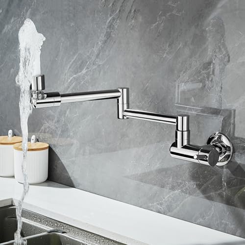 Robinet d'eau froide mural pliable pour libérer le plan de travail