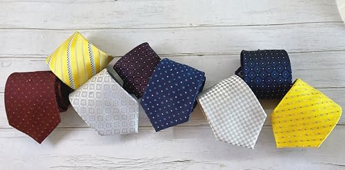 Image of KissTies Mens Necktie Polka Dot Ties For Men Classic Dressing Tie + Gift Box