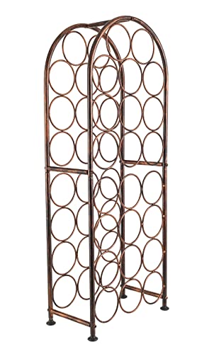 PAG 23 Bottles Arched Freestanding Floor Metal Wine