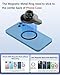 Car Phone Mount for Chevrolet Silverado 1500/GMC Sierra 1500 2022 2023 2024 2025 Accessories 13.4-Inch Screen Chevy Car Phone Holder Magnetic 15W Fast Wireless Charger 360° Rotation Not Affect Vent