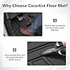 Cacartist Floor Mats Custom Fit for Ford F-150/ F150 Lightning SuperCrew Cab 2015-2025 Accessories TPE 3D All Weather Floor Liners 1st & 2nd Row (Only Fit Rear Seat Without Under Seat Storage)