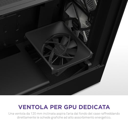 H5 Flow RGB Compact ATX Mid-Tower PC Gaming Case - CC-H51FB-R1 - Pannello frontale perforato ad alto flusso d'aria - Pannello laterale in vetro temperato - 2 ventole F140 RGB Core - Nero - Mouse gaming - Immagine 4