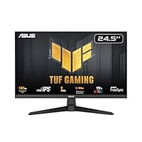 ASUS TUF Gaming 25” (24.5 viewable) 1080P Gaming Monitor (VG259Q3A) – FHD, 180Hz, 1ms, Fast IPS, Extreme Low Motion Blur, FreeSync, Variable Overdrive, Speakers, 99% sRGB, Shadow Boost 3yr Warranty
