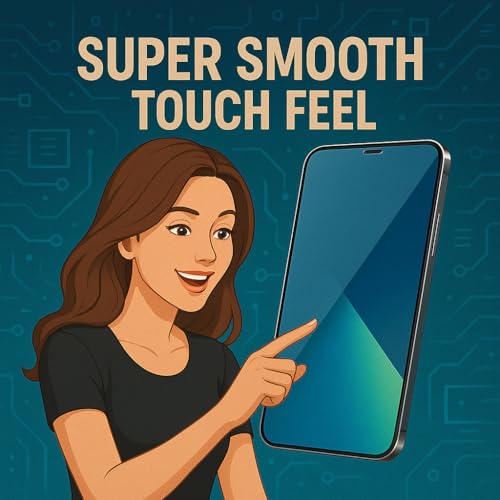 Image of SuperX Edge To Edge Tempered Glass Screen Protector Compatible With iPhone 17 Pro Max 9H Hardness, Anti-Fingerprint, FHD Clear With Cable Protector Pack 2