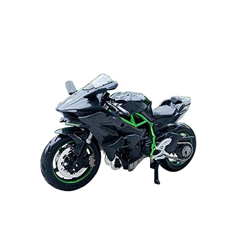 Modelo de motocicleta Kawasaki Ninja ZX-9R H2R 1:18 miniatura 1