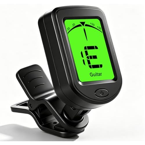 Guitar Tuner Clip On 1 Pack Tuners for Acoustic Electric Guitar Bass Ukulele Violin banjo Tuning
