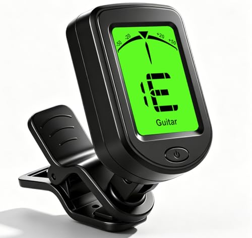 Guitar Tuner Clip On 1 Pack Tuners for Acoustic Electric Guitar Bass Ukulele Violin banjo Tuning