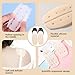 starfa lab 12pcs Silicone Bra Strap Cushions,Anti Slip Shoulder Pads for Women, Soft Gel Strap Holders to Prevent Slipping and Minimize Discomfort,3 Colors