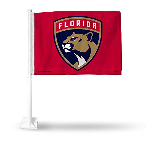 Rico Industries Car Flag with included Pole, Florida Panthers