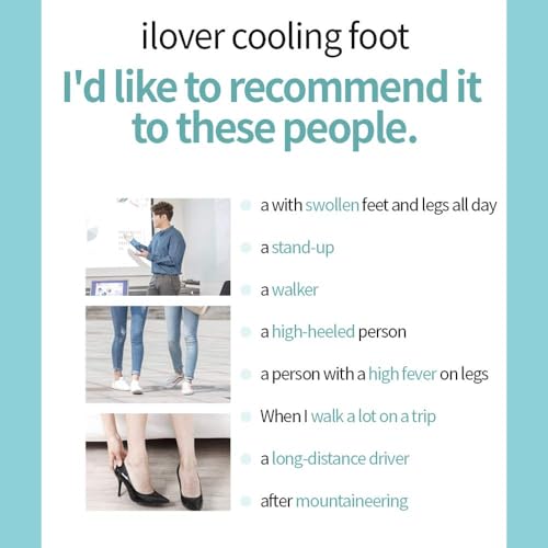 Image of JOJI Cooling and Relaxing Sheet Patches for Legs and Feet - Instant Relief for Tired Legs, Soothing and Refreshing, Reduces Swelling, Eases Discomfort, Perfect for Travel, All-Day Comfort