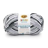 Lion Brand Yarn, Cover Story Favorite Blanket Yarn for Knitting and Crochet, 223 Yards, Perfect Storm, 1 Pack