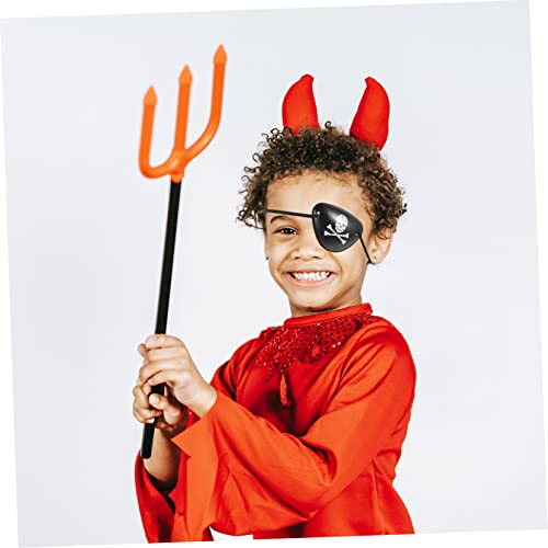 Angoily 8 Unidades máscara de olho ciclope tapa-olho de ossos cruzados de caveira tapa-olho do dia d