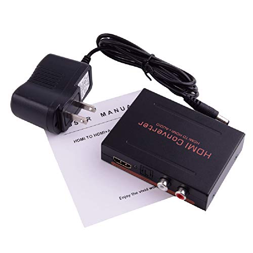Heaven2017 Conversor de Vídeo e Áudio HD USB para HDMI 1080P
