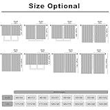 Green Forest Pine Tree Blackout Curtains Set of 2 Panels 90" L x 46" W Nature Inspired Thermal Window Treatment for Bedroom & Living Room Woodland Design Watercolor Abstract Pattern - Image 7