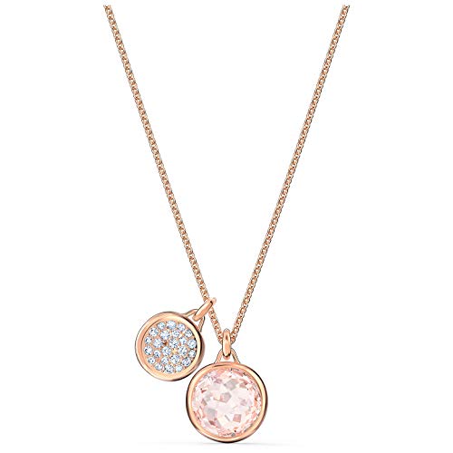 SWAROVSKI Tahlia Double Pendant Necklace Pink One Size
