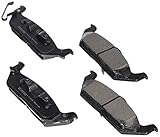 Motorcraft BR1012B Rear Semi Metallic Pad