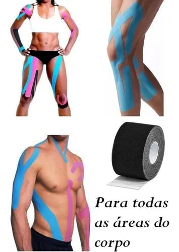 Bandagem Elástica Funcional Multilaser - Cores… (PRETO)