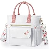 GLORIEROO Deluxe Lunch Bag Women - Leakproof Insulated Lunch Box for Women 2023 Newest Gifts Wetproof Multipocket Lunch Tote Bag with Removable Strap for Work/Picnic