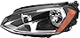 Evan Fischer Headlight Assembly Compatible with 2015 Volkswagen Golf GTI/e-Golf Volkswagen Halogen Driver Side