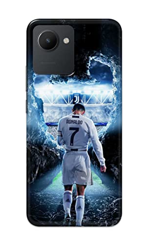 Image of Printed Hard Back Cover Case for Realme C30 | Realme C30s Back Cover (Footbal Legend) -702