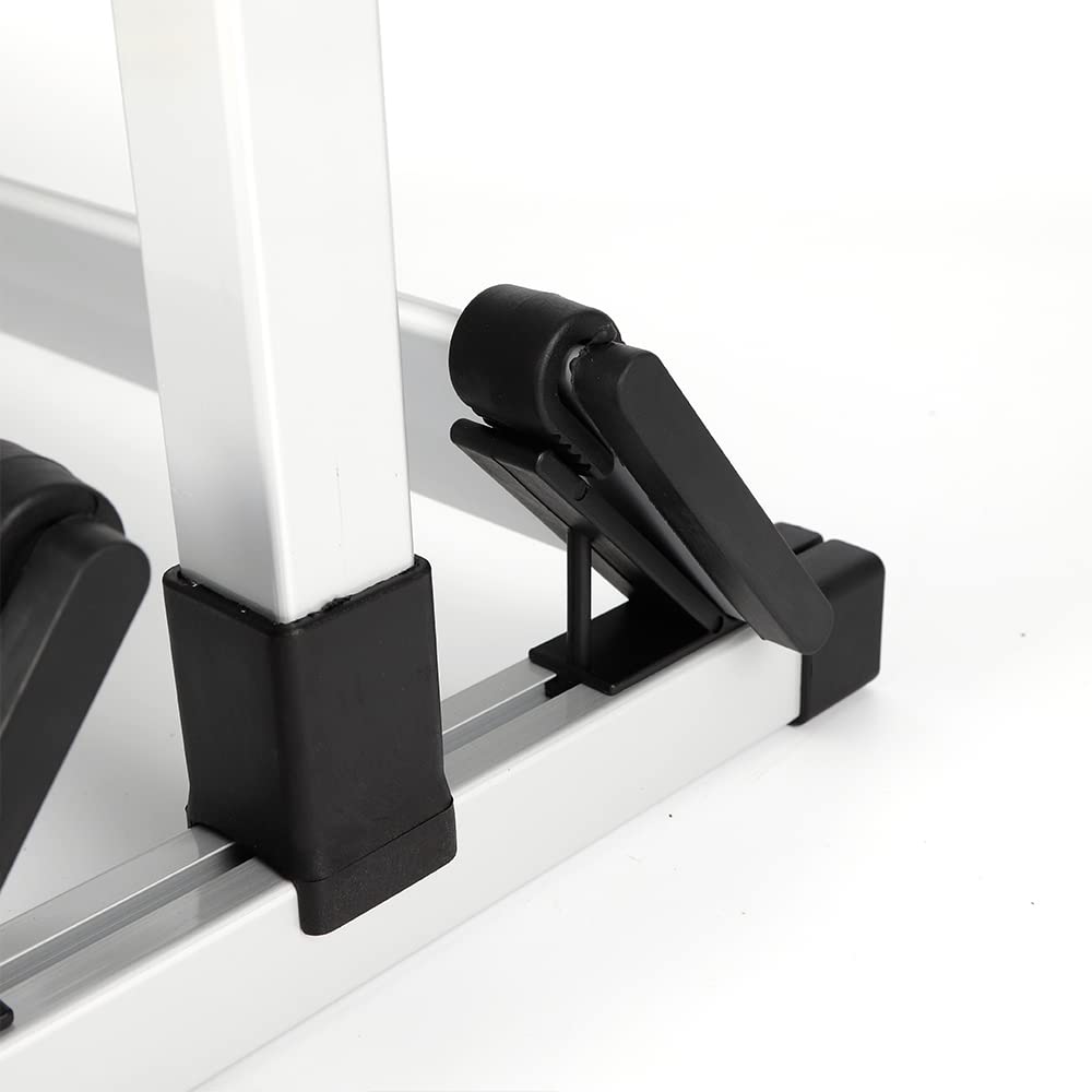 Soporte para cañas de pescar, Puntero caña de pescar, Soporte portátil para 24 cañas de pescar, Aleación de aluminio, 73 cm x 32,5 cm x 72 cm