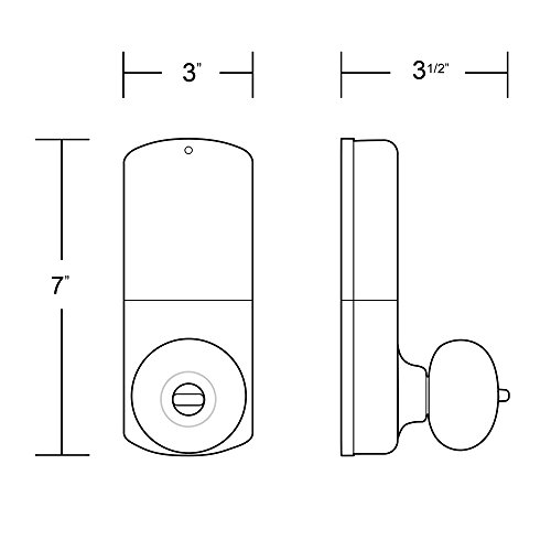 Milocks Xkk-02Aq Digital Door Knob Lock With Keyless Entry Via Remote Control And Keypad Code For Interior Doors #TOP5