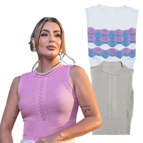 Blusa Cropped Tricô Modal: Kit 3 unidades Cores e Modelos Diversos - Tamanho Único 36/42 Moda Blogue