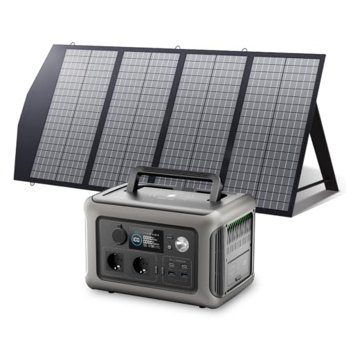 ALLPOWERS Solargenerator R600 mit 140W Solarpanel, 299WH LiFePO4 Batterie …
