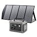 ALLPOWERS Solargenerator R600 mit 140W Solarpanel, 299WH LiFePO4 Batterie, 2x 600W (1200W Spitze) AC Ausgang Tragbare Powerstation, Mobile Stromversorgung für Garten Reise Camping Wohnmobil Notfall