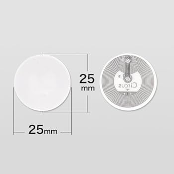 Amazon.co.jp: サンワダイレクト NFCタグシール NFC Tag 丸型 Circus